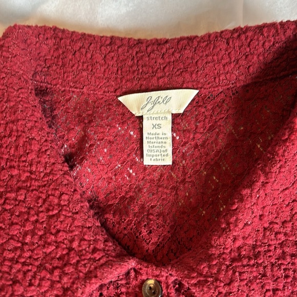 J. Jill XS Stretch Lace Top - Picture 7 of 9